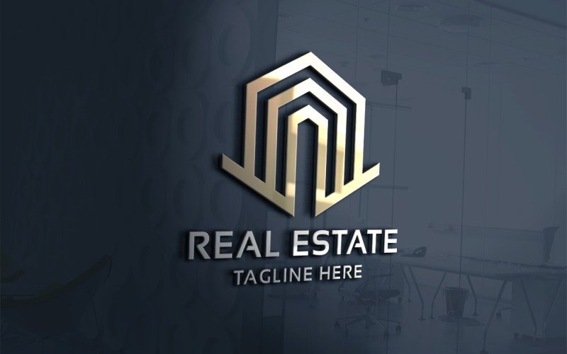 Шаблон логотипа Residence Real Estate