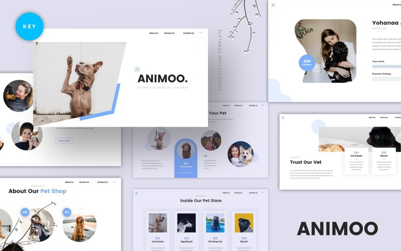 Animoo - Keynote-Vorlage für Tiere