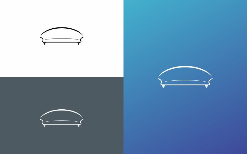 Couch & Сardingar Logo symbol Design Template