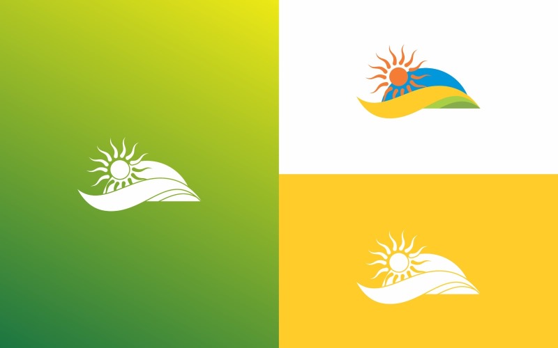 Sunrise-Logo-Symbol-Design-Vorlage