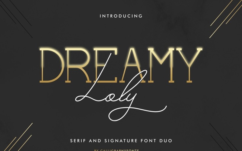Dromerige Loly-lettertype