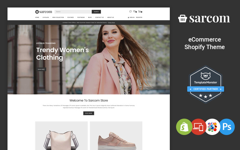 Sarcom - Boutique de mode Shopify