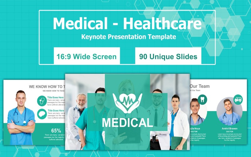 Медицина - Шаблон презентации основного доклада по здравоохранению