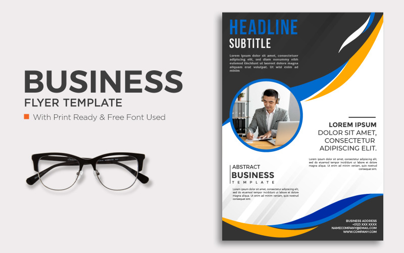 Modèle de Flyer d & # 39; entreprise