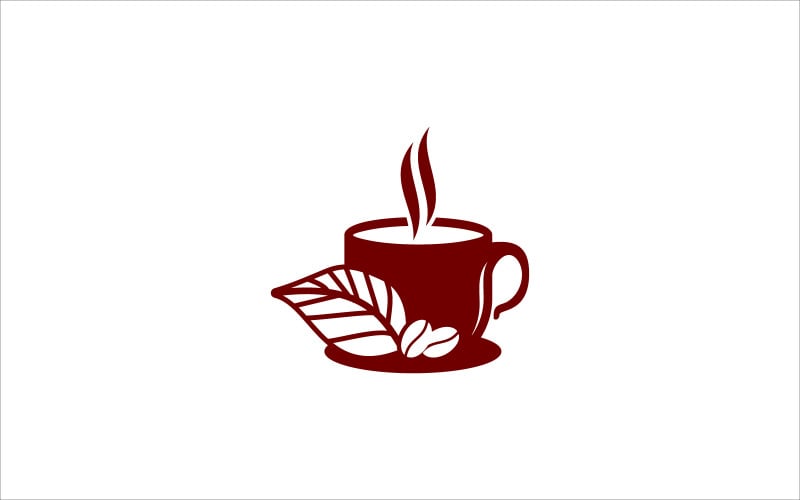 Kopje koffie Logo sjabloon