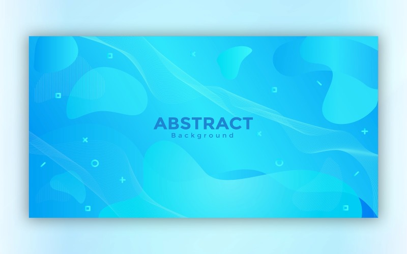 Modern Abstract sky Blue Background. - TemplateMonster