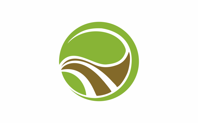 Szablon Logo hodowli liści