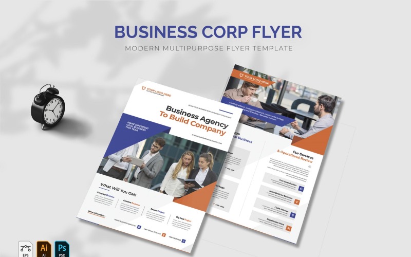 Business Corp Modern szórólap
