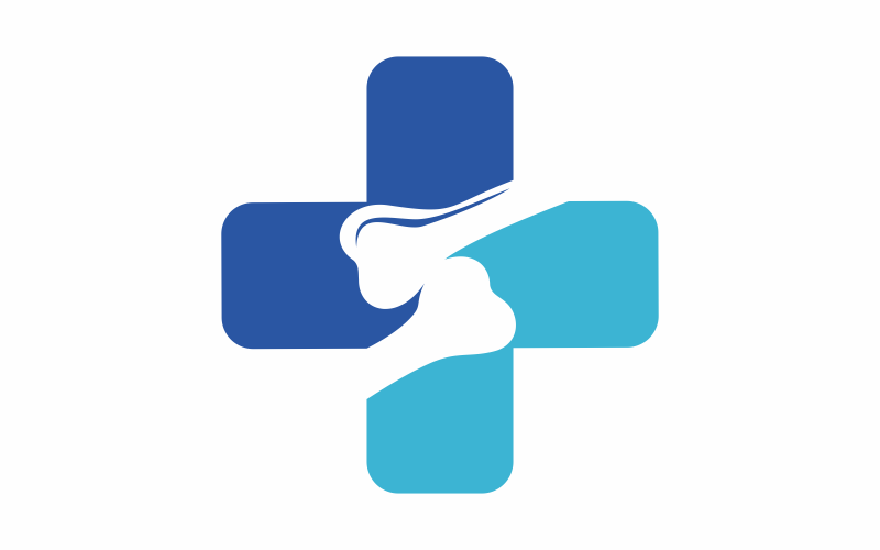 Kemik Sağlığı Logo Şablonu