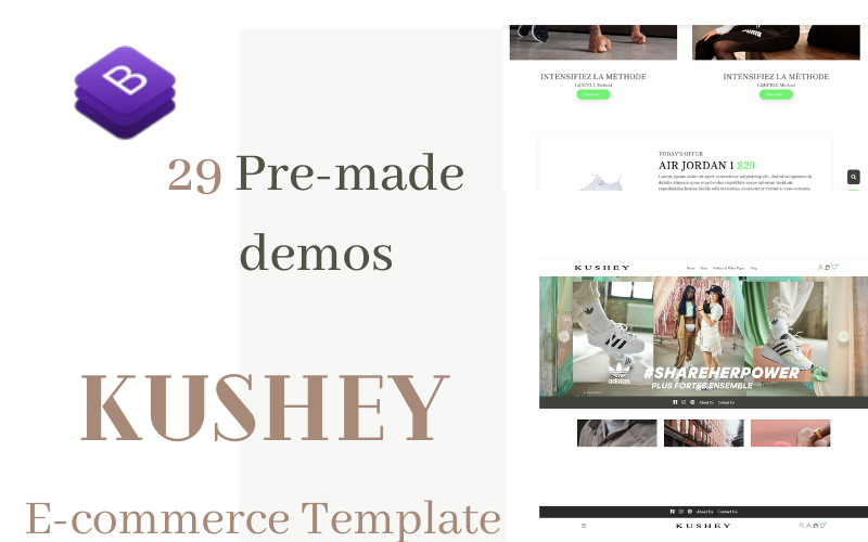 Kushey - Bootstrap 4 Fashion Store-thema