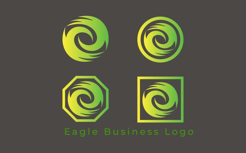 Plantilla de logotipo de empresa de águila