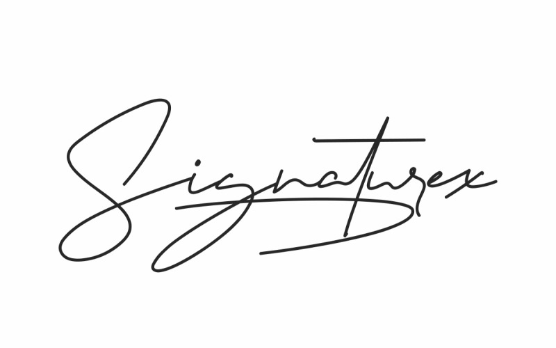 Шрифт Signaturex