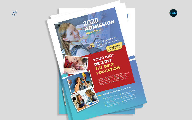 Dépliant de promotion de l'éducation V1