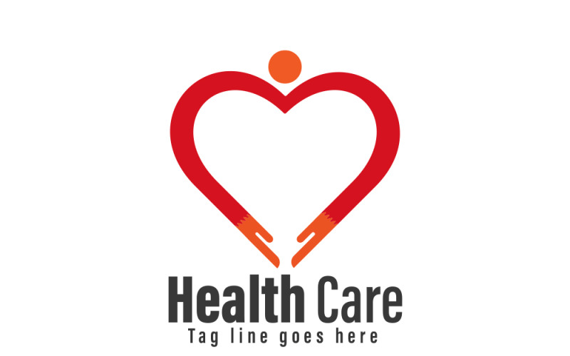 Modelo de logotipo de saúde e cuidados