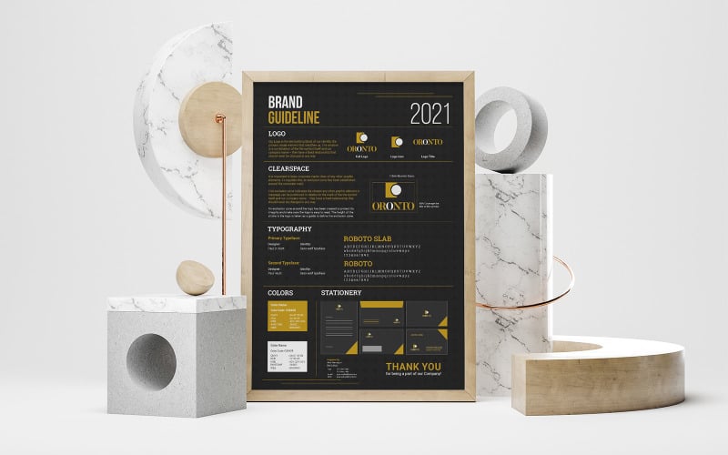 DN3 Brand Guideline Poster Template