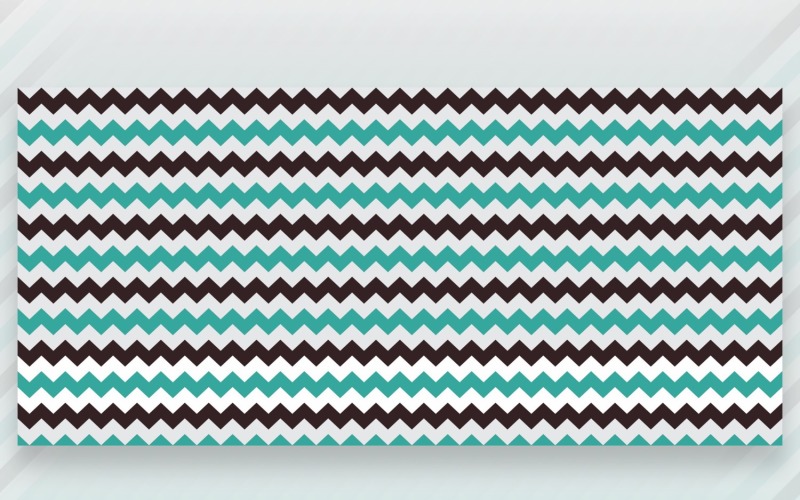 Ornament Pattern Black & Jade Background