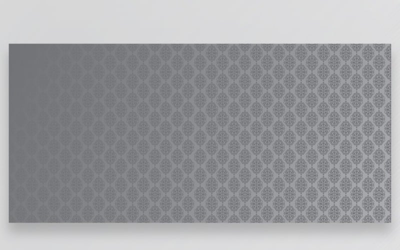 Ornament Pattern Grey Background