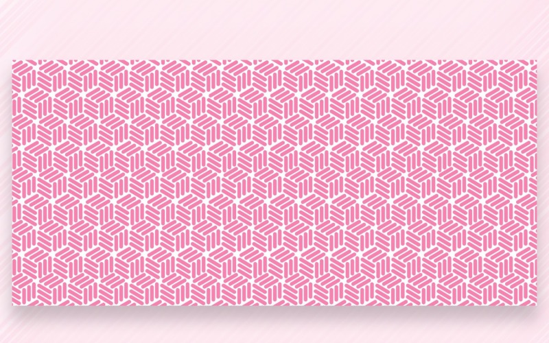 Ornament Pattern Pink Background
