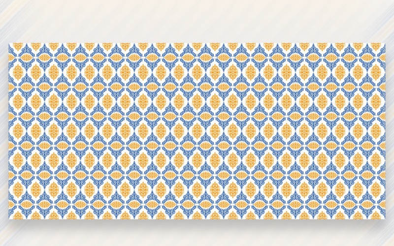 Ornamento Pattern Sfondo viola e giallo