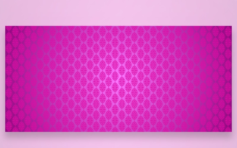 Padrão de ornamento de fundo rosa quente