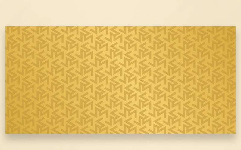 Süsleme Desen Kakao & Altın Arka Plan