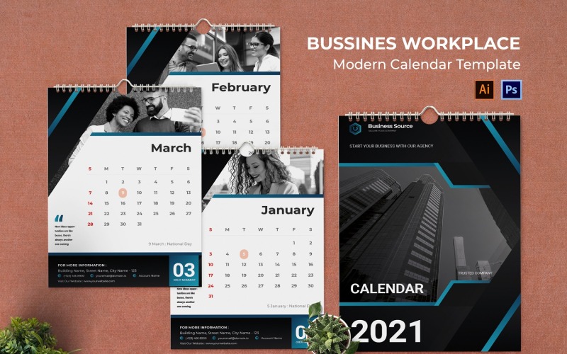 Business Workplace Kalender Workplace Planner