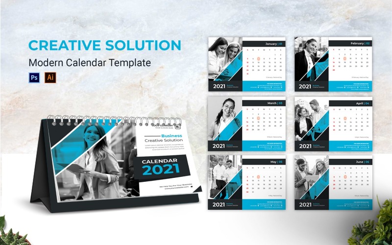 Creative Solution Desk Kalenderplanerare