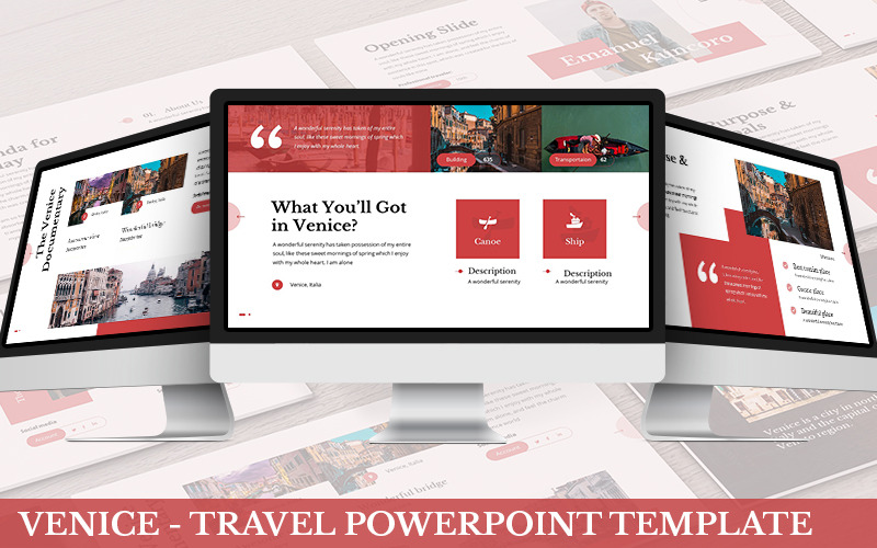Venedig - Reise-Powerpoint-Vorlage