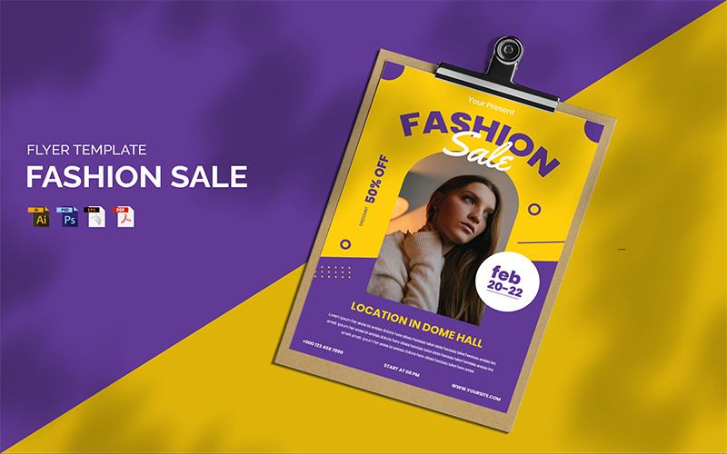 Fashion Sale - Flyer-sjabloon