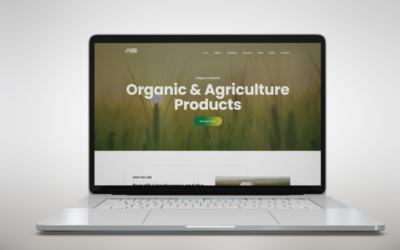 Shuvo - Organic Farm Agriculture Landing Page Template