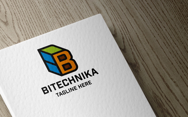 Professional Bitechnika Letter B Logo template