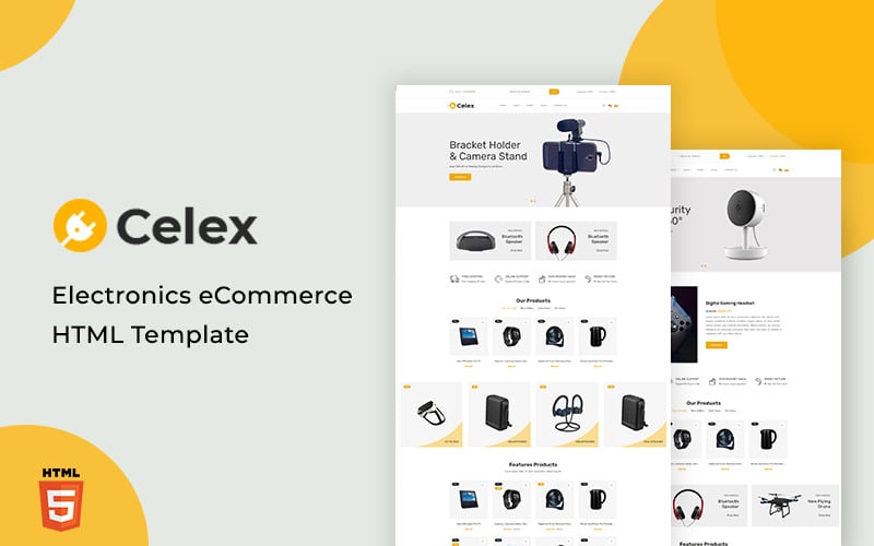 Celex - Plantilla de sitio web de comercio electrónico de electrónica