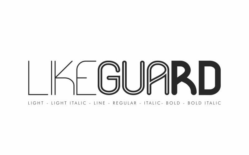 Likeguard Sans Serif betűtípus