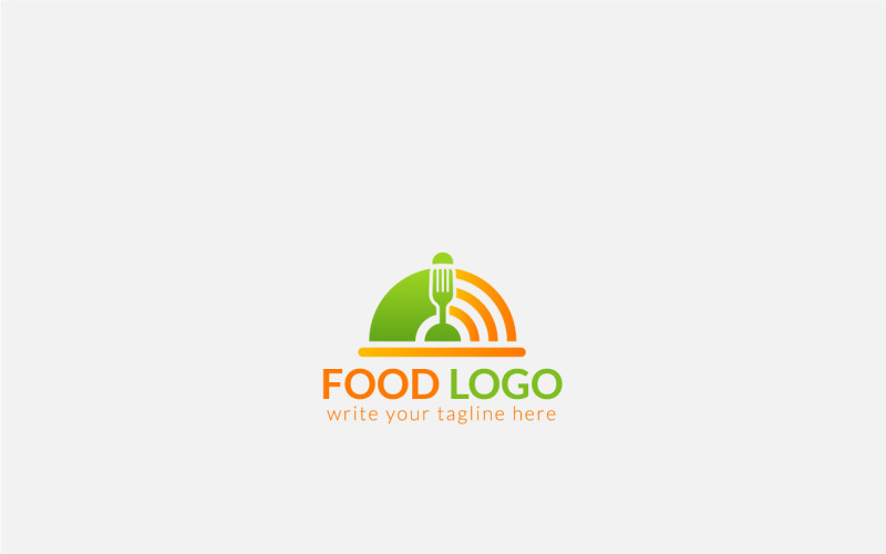 Commander un modèle de conception de logo alimentaire