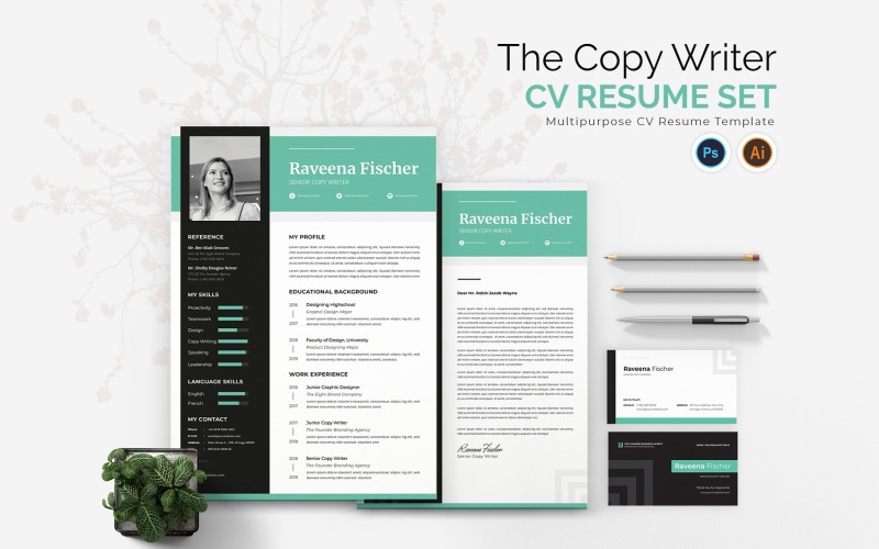 Copiar plantillas de currículum vitae imprimibles del CV del escritor