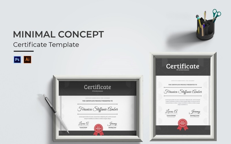 Modèle de certificat de concept minimal