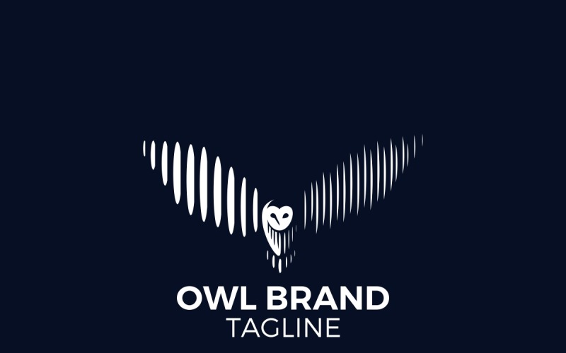 Owl Logo - White Owl Logo - Owl Logo Mall