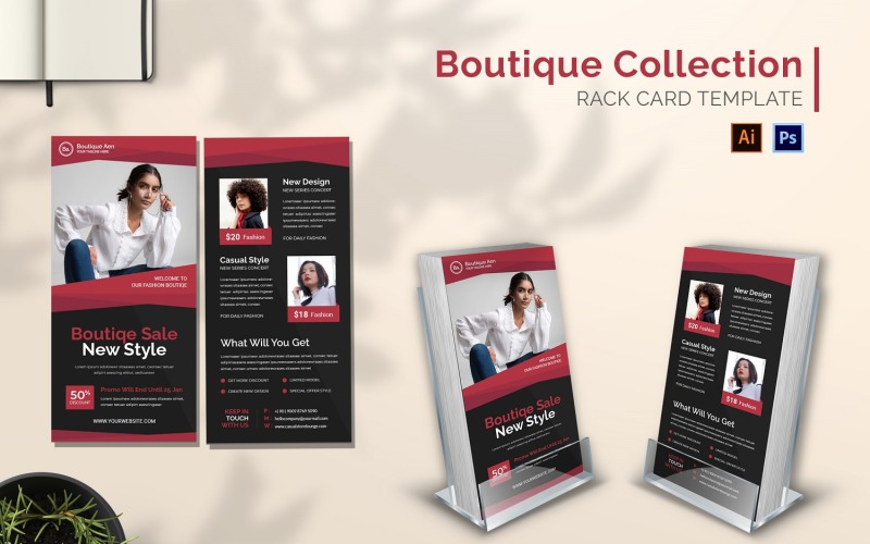 Boutique Collection Rack Card prospektus