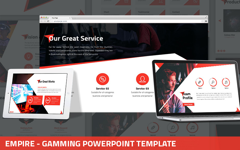 Empire - ігровий шаблон PowerPoint