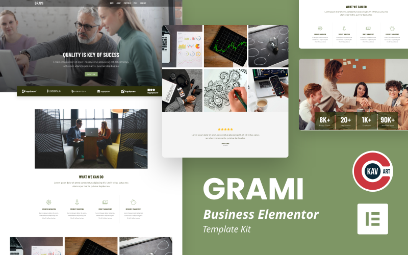 Grami - sada Business Elementor