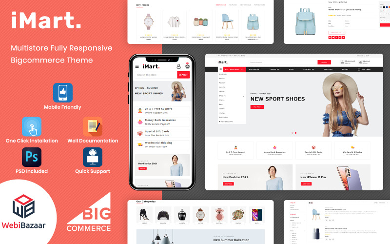 Imart - Mehrzweck-E-Commerce-Online-Shop Bigcommerce Theme