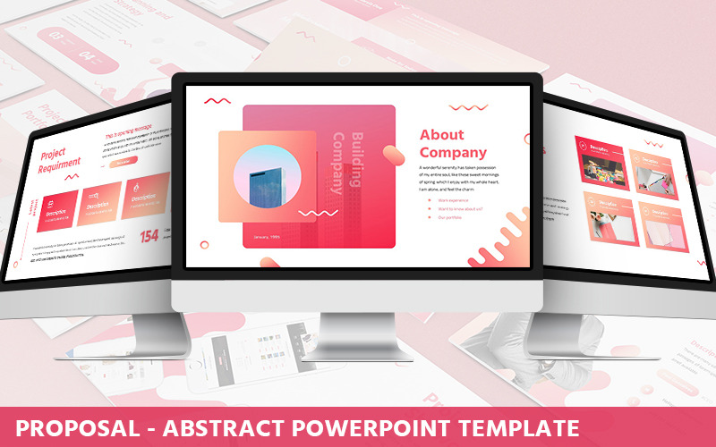 Proposta - modelo de PowerPoint abstrato