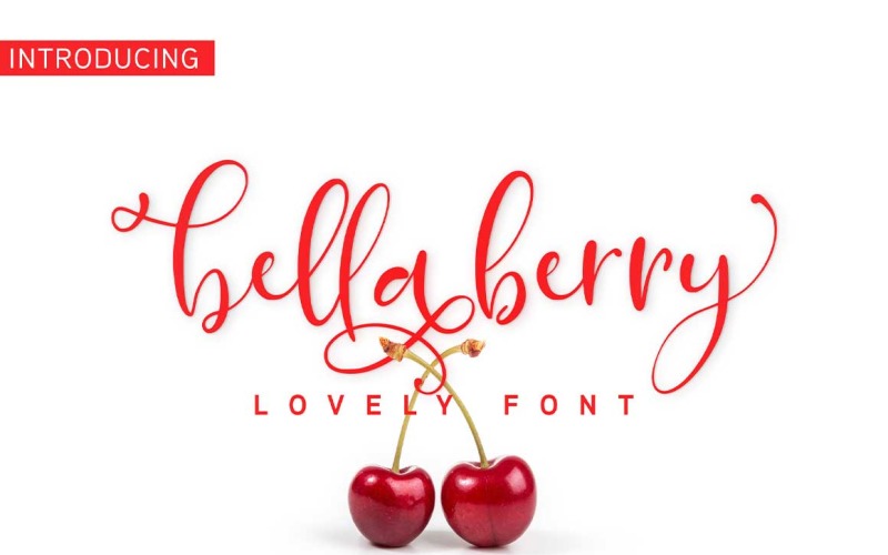 BellaBerry Lovely Script Czcionki