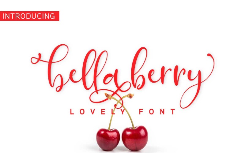 BellaBerry Lovely Script字体