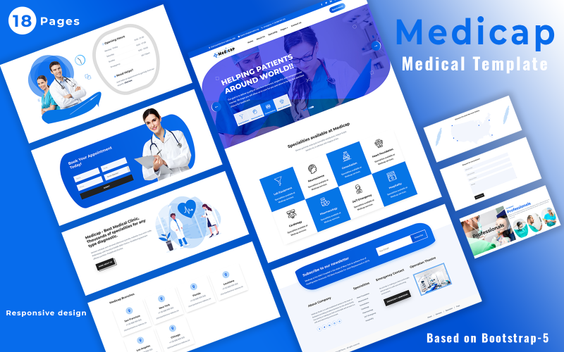 Medicap - Tıbbi Web Sitesi Şablonu