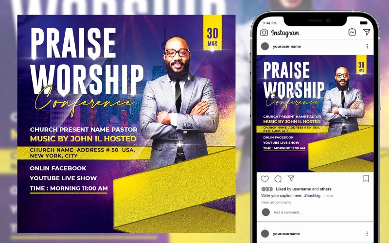 Workshop Konferenz Kirche Flyer