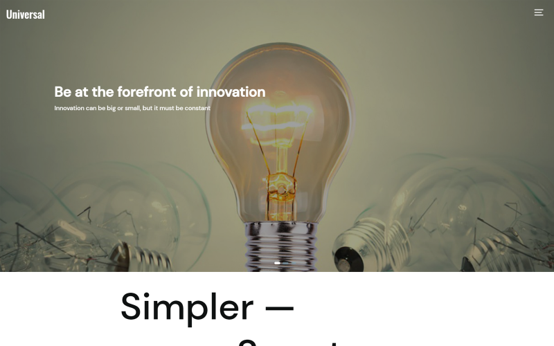 Universelle CMS-Vorlage - Bootstrap | Laravel Framework Website-Vorlage