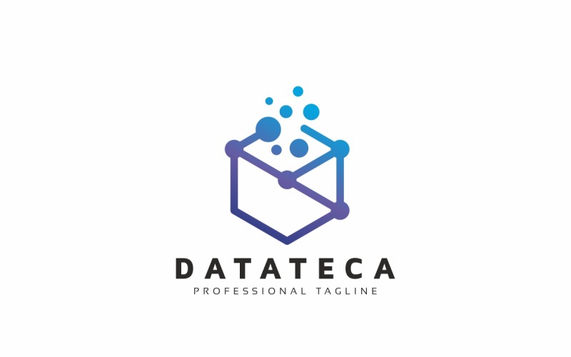 Data Technology Logo Template