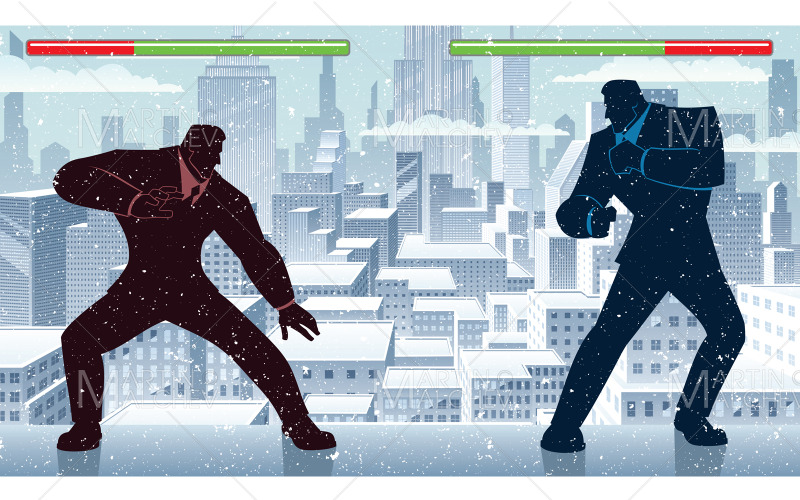 Vektor för illustration för kampkonkurrenskamp