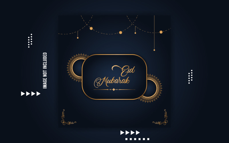 Ramadan Eid Mubarak Social Media Vorlage